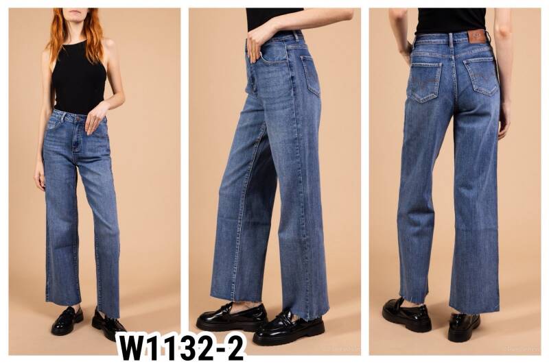 Spodnie damskie jeansy Roz XS-XL, 1 Kolor Paczka 10 szt